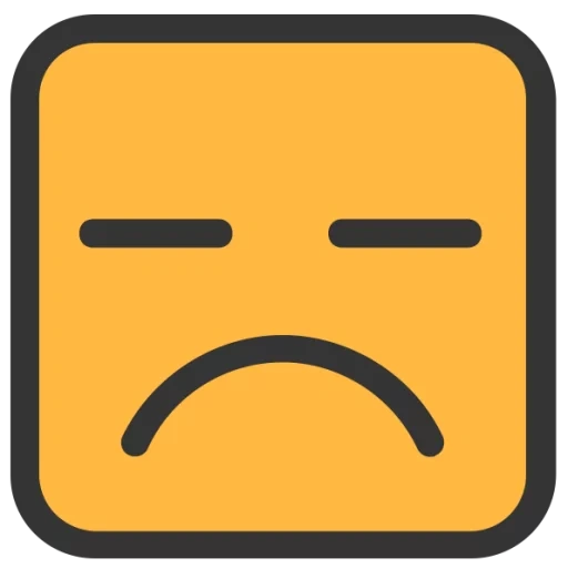 emoji, emoji, smiley, souriant triste, les émotions des emoji s'ennuient