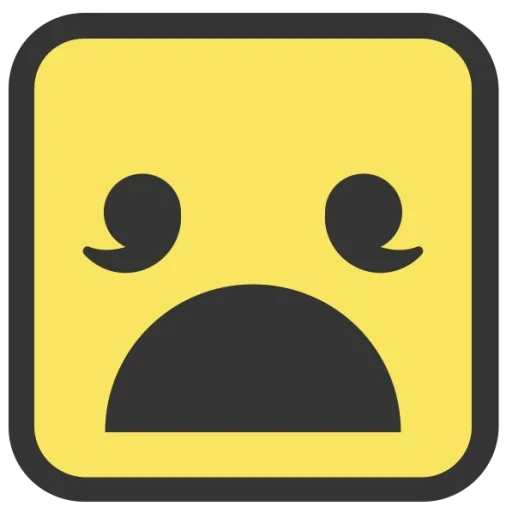 smiley icon, sad smile, smiley 512x512, smiley is sad, frightened smiley