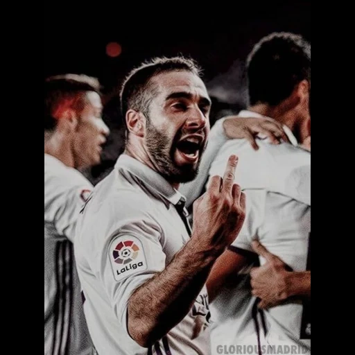 ammar, pria, real madrid, daniel carvajal, dani carvajal tunjukkan jari tengah