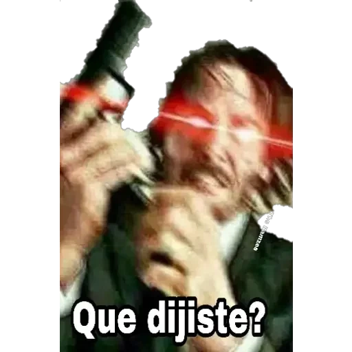 john wick, john wick 4, meme john wick, john wick trigger, meme keanu reeves pistol