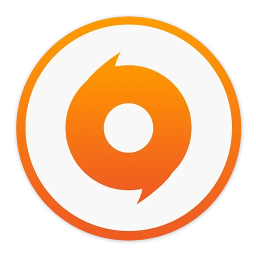 origen, tag asal, logo sumber asal, logo oranye, ikon koleksi orijin