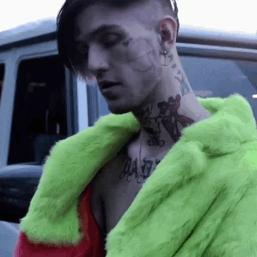 lil peep, benz truck, mercedes-benz, lil peep benz truck, lil peep benz truck 2