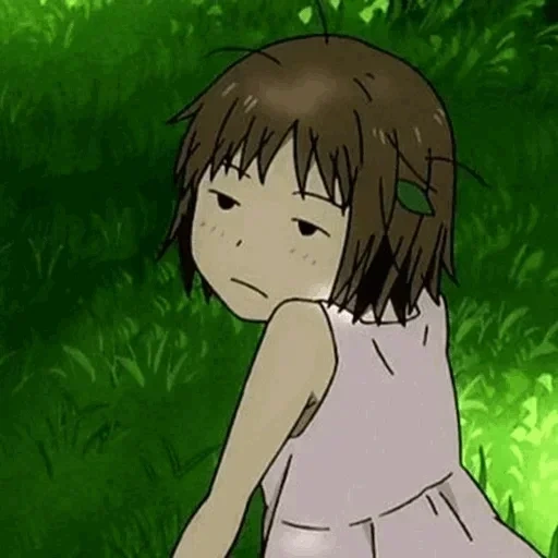 леди, аниме, рисунок, хотару такэгава, в лесу мерцания светлячков hotarubi no mori e 2011