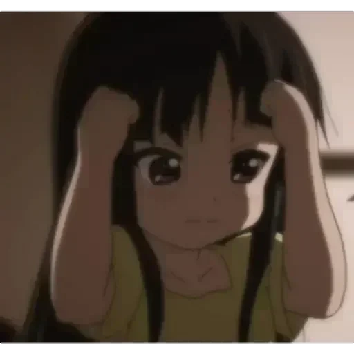 anime, anime, picture, little chan, sad anime