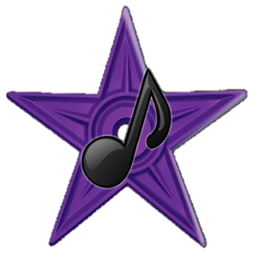 символ звезда, музыкальная звезда, пятиконечная звезда, символ звезды фиолетовая, фиолетовая пятиконечная звезда