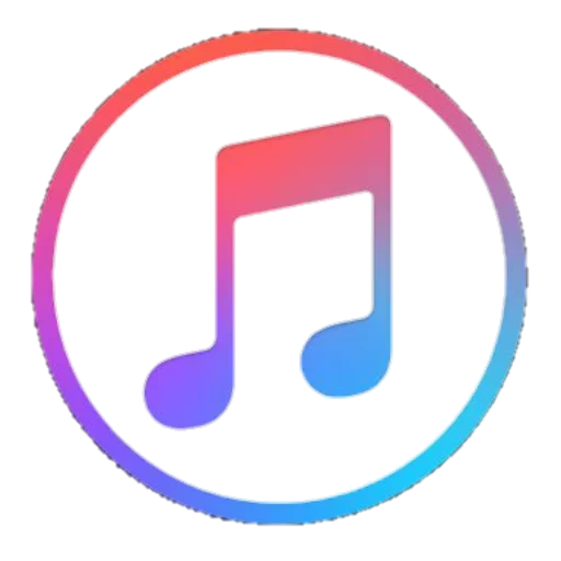 itunes, пиктограмма, apple music, логотип эппл мьюзик, музыкальный логотип