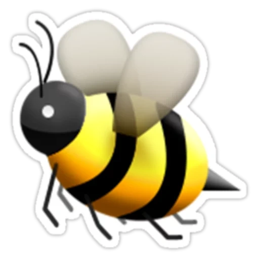 пчелка, эмодзи пчела, эмодзи пчелка, пчелка эмоджи, пчела клипарт