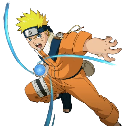 naruto uzumaki, naruto rasengan, naruto rasengan manga, naruto è uno sfondo trasparente, naruto uzumaki crescita piena