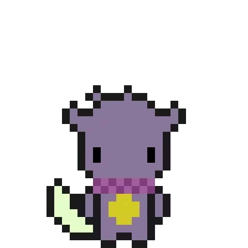 disegni di pixel, pixel viola, violet pixel crab, pixel purple monster, sfondo vuoto mostro pixel