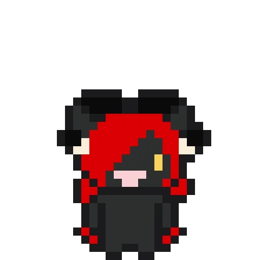 pixel art, pixel art, isaac pixel art, fille pixel, soul kait pixel art elfe