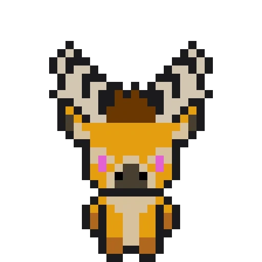 pixel art, pixel art, pixel cat, fox pixel art, pixel giraffe