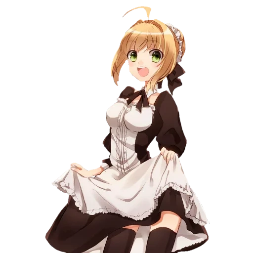 the maid, die magd anime, maid faith seiber, cyber anime magd, verkleiden sich dienstmädchen anime dienstmädchen