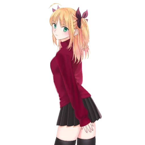 saber rin, anime art, anime girl, anime girls, anime girls dear