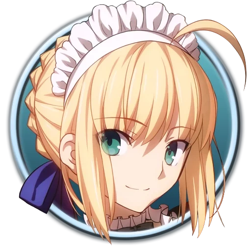 saber, saber face, anime girl, anime characters, photo of the phone