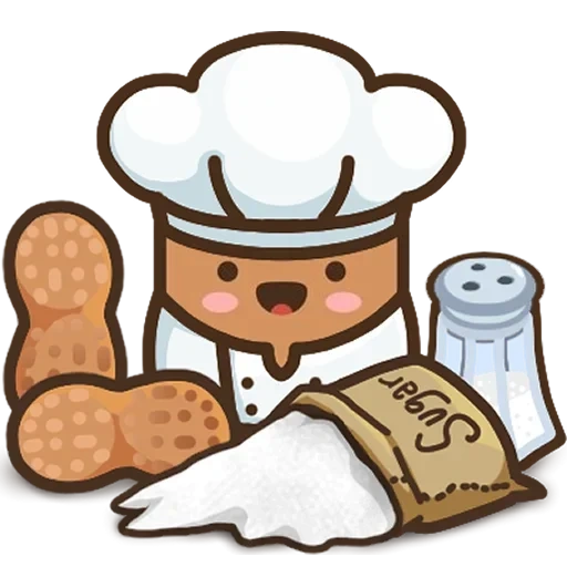koch, clip art, bäckerei, logo baker, clipart cook