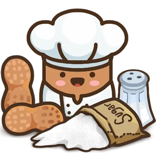 cocinero, clipart, panadería, panadero, clipart cocinero