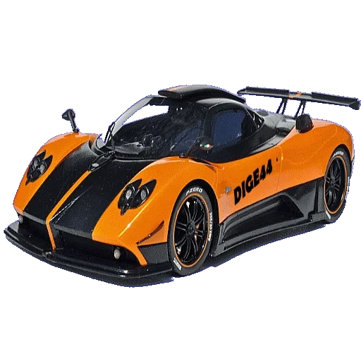 pagani zonda, pagani zonda orange, pagani zonda f 1/18, pagani zonda cinque orange, zonda cinque roadster pagani