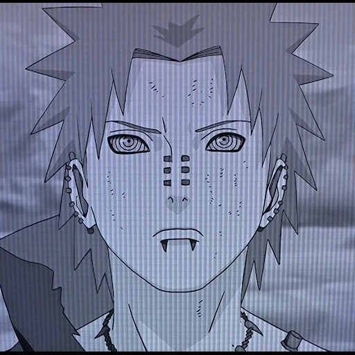 naruto, yihiko payne, sasuke anime, naruto anime, yahiko vs naruto