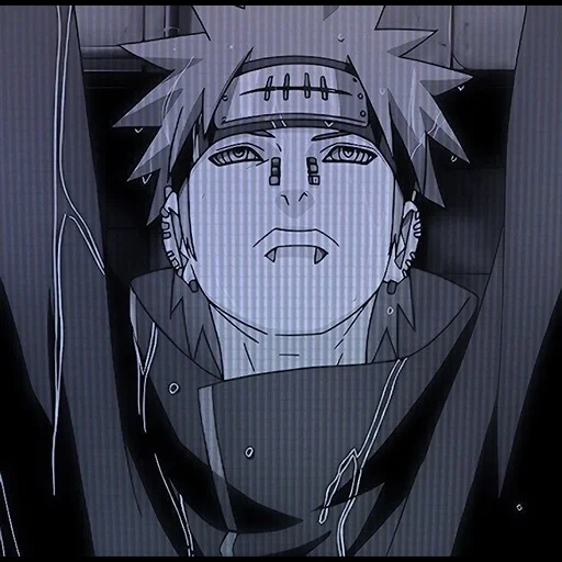 naruto, payne tersey, pain naruto, the death of yahiko, manga naruto yahiko