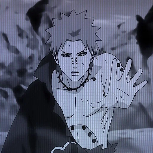 naruto, the death of yahiko, naruto uzumaki, manga naruto yahiko, naruto against payne