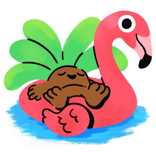 flamingo, flamingo, anak anak yang kencang, gambar anak anak flamingo