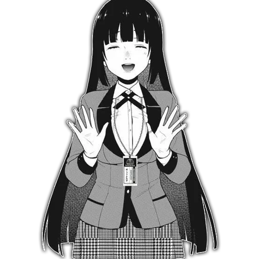 yumeko, kakegurui, yumeko jabami, kakegurui yorozu манга, безумный азарт манга юмеко