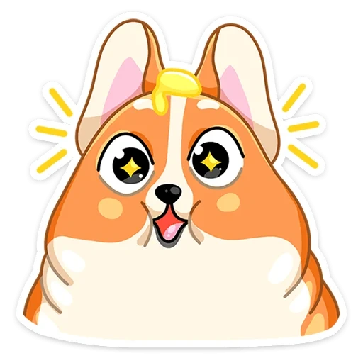 miao miao, pancake sticker dog, deppapi trasparente