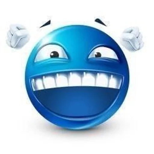blue smile, blue smiley, blue smiley be, blue smiley laughs, blue smiling smiley