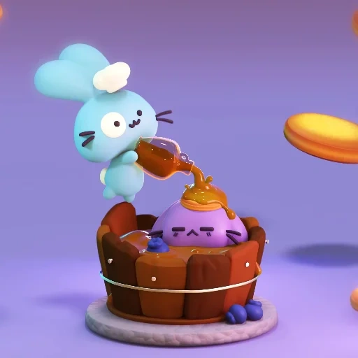 bt 21, sebuah mainan, kartun tina tony, tini love 2 episode 2, fumo risen bunny pancake