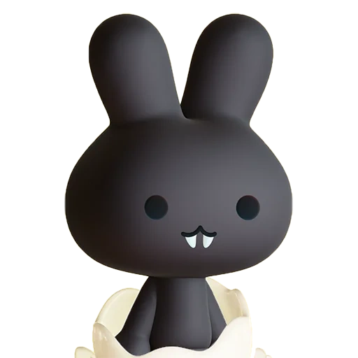 um brinquedo, mofi hare, mini rabbit, bunny noturno, coelho japonês