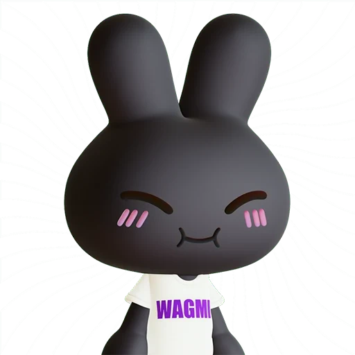 bunny, a toy, mofi hare, mini rabbit, the rabbit is black