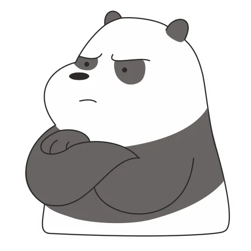 panda, candaan, pan pan, panda sayang, we bare bears panda