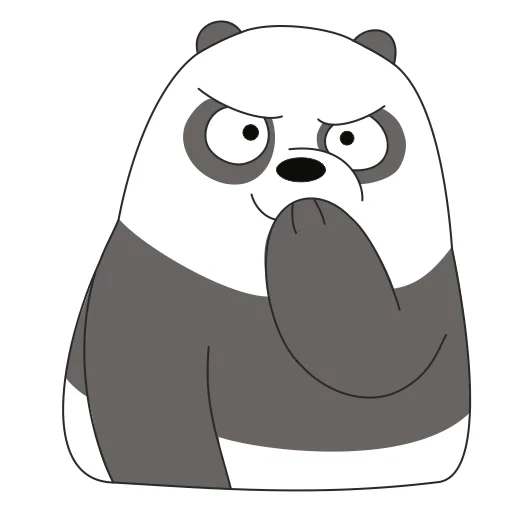 panda, toute la vérité sur les ours, gris panda white est vrai sur les ours