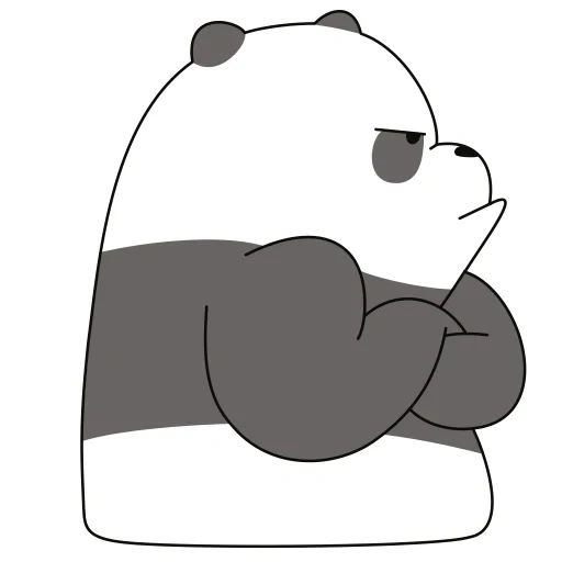 панда, we bare bears панда