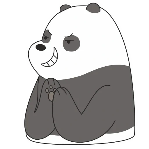 panda, orso panda, noi bare bears panda