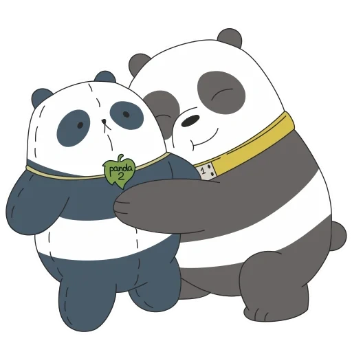 panda, panda, panda de oso, grisli panda barco, panda es un dibujo dulce