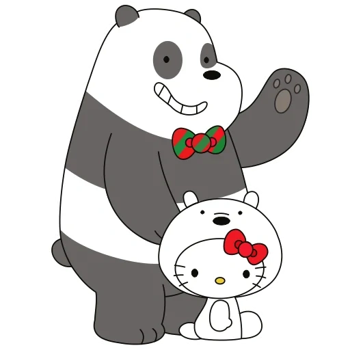 orsi nudi, noi bare bears panda, orsi grizzly bianco panda, tutta la verità sugli orsi di panda, l'intera verità sugli orsi di panda è piccola