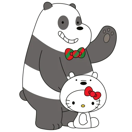 beruang telanjang, we bare bears panda, bears panda white grizzly, seluruh kebenaran tentang beruang panda, seluruh kebenaran tentang beruang panda kecil