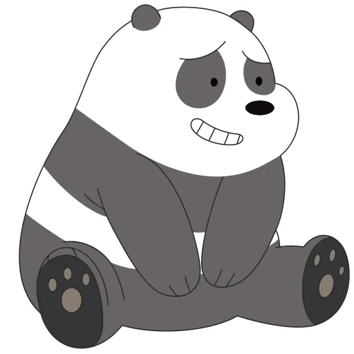 panda, we bare bears panda, the whole truth about bears, the whole truth about panda bears, gris panda white is true about bears