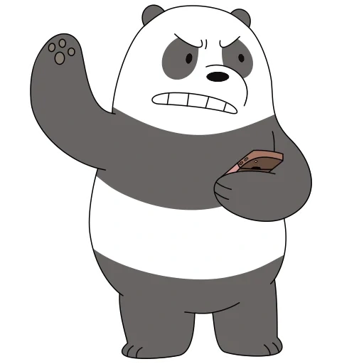 панда медведь, we bare bears панда, панда милая рисунок, вся правда о медведях панда, картун нетворк вся правда о медведях