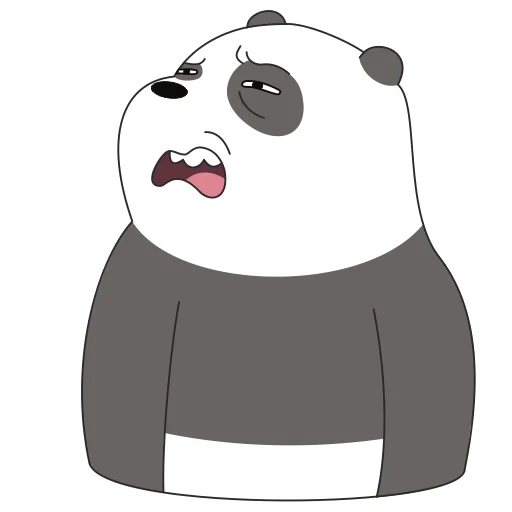 panda, panda è un dolce disegno, tutta la verità sugli orsi di panda, l'intera verità sugli orsi di panda è piccola