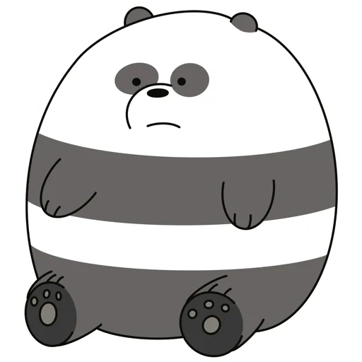 panda, we bare bears panda, seluruh kebenaran tentang beruang panda