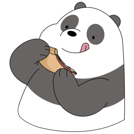 панда, панда аниме, we bare bears панда, панда мультика вся правда о медведях