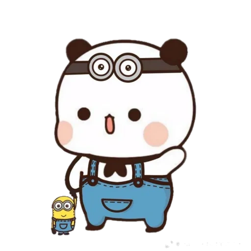 meo, kawaii, dessins kavai, kawaii panda brownie, dessins mignons de chibi