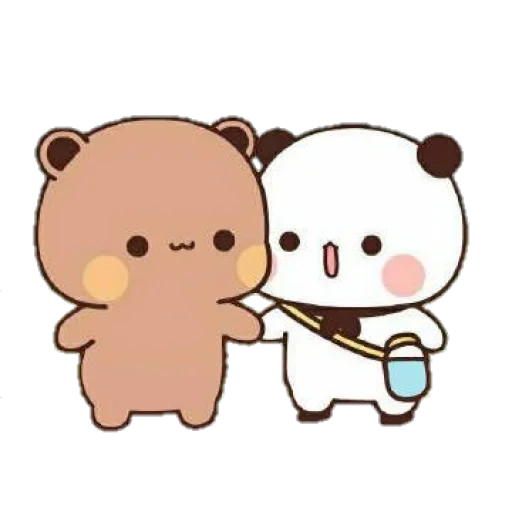 kawaii, cute bear, cute drawings, the animals are cute, cute chibi bear
