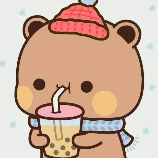 the bear is cute, the drawings are cute, cute drawing, kawaii drawings, anime cute drawings
