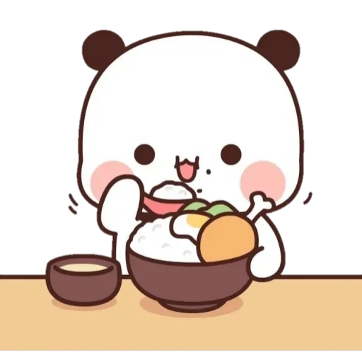panda is dear, the drawings are cute, cute drawings of chibi, dear drawings are cute, panda is a sweet drawing