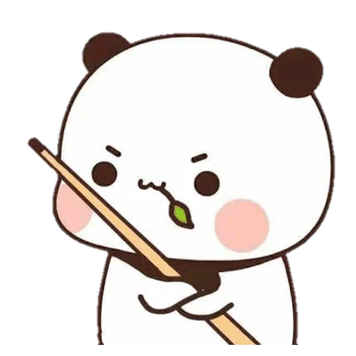 kawaii, clipart, lovely anime, panda is dear, the animals are cute