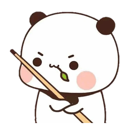 kawaii, clipart, bel anime, panda est chère, les animaux sont mignons