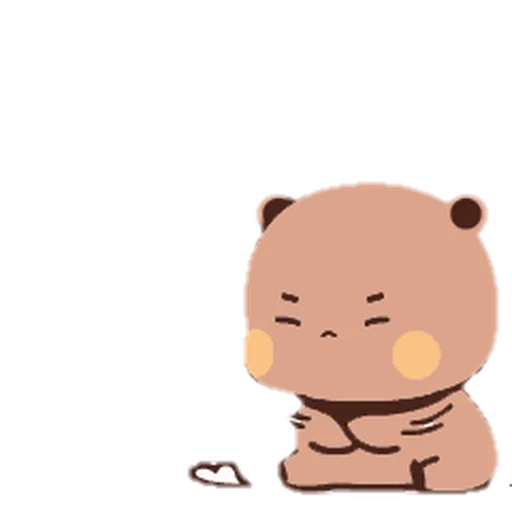 kawaii, anime cute, the animals are cute, panda dudu bubu, lovely anime drawings